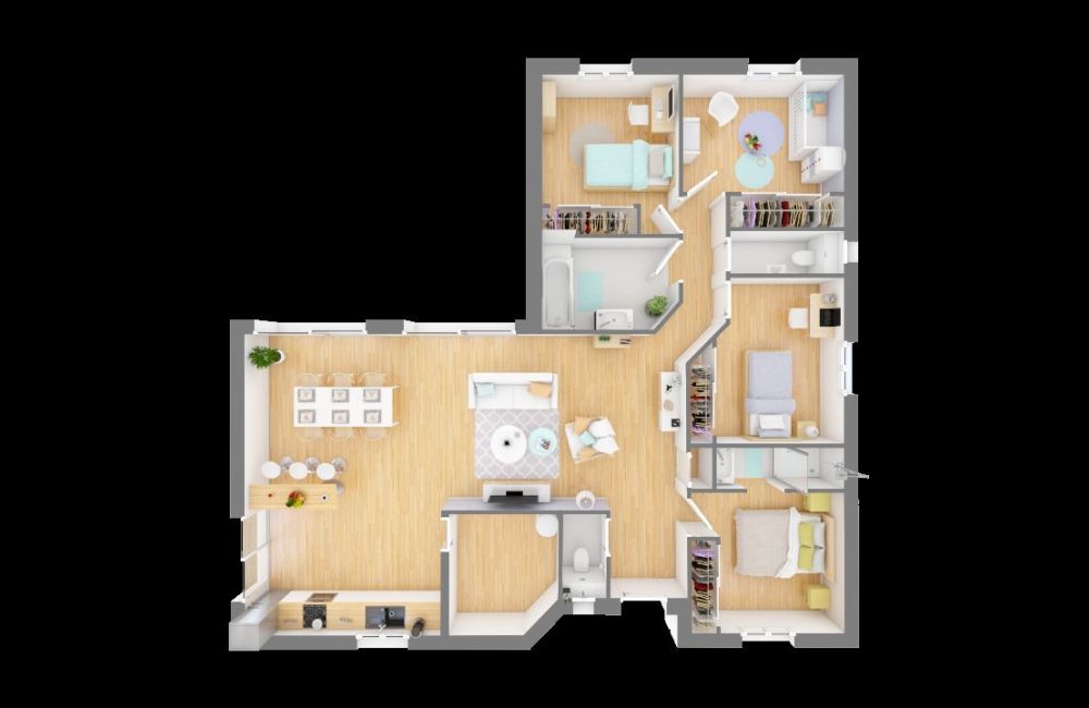 Vente terrain + maison LE THORONET Var