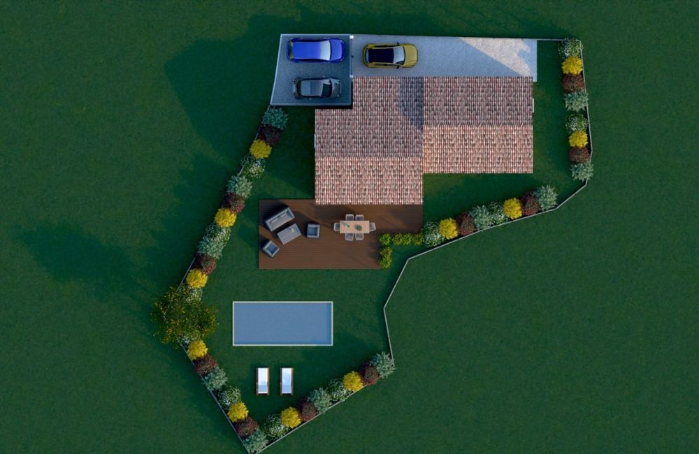 Vente terrain + maison POURRIERES Var