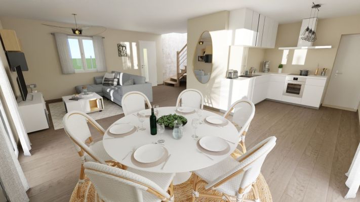 Vente terrain + maison PEYROLLES-EN-PROVENCE Bouches-du-Rhône