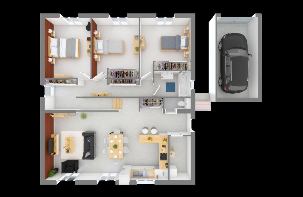 Vente terrain + maison NOYERS-SUR-JABRON Alpes-de-Haute-Provence