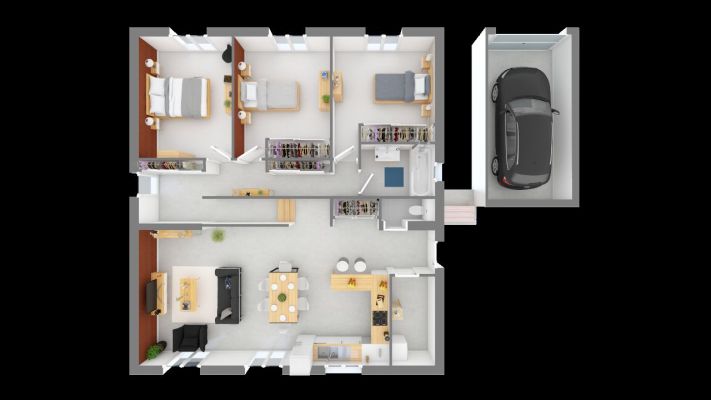 Vente terrain + maison NOYERS-SUR-JABRON Alpes-de-Haute-Provence