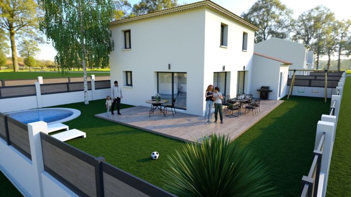 Vente terrain + maison VITROLLES Bouches-du-Rhône