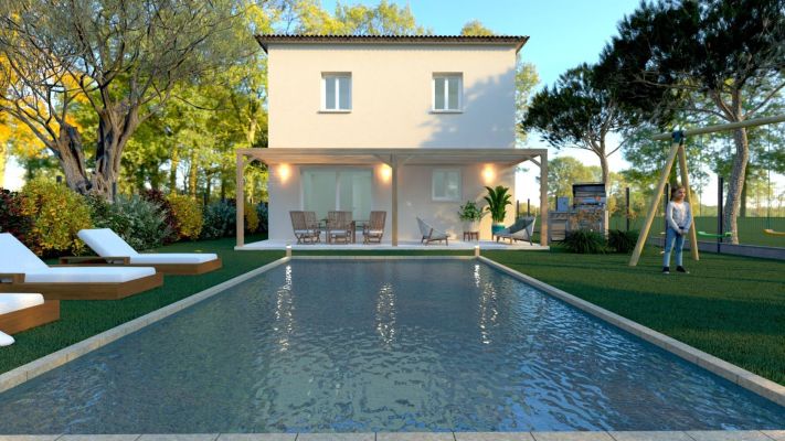 Vente terrain + maison SAINT-CHAMAS Bouches-du-Rhône