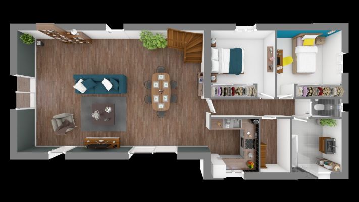 Vente terrain + maison TARADEAU Var