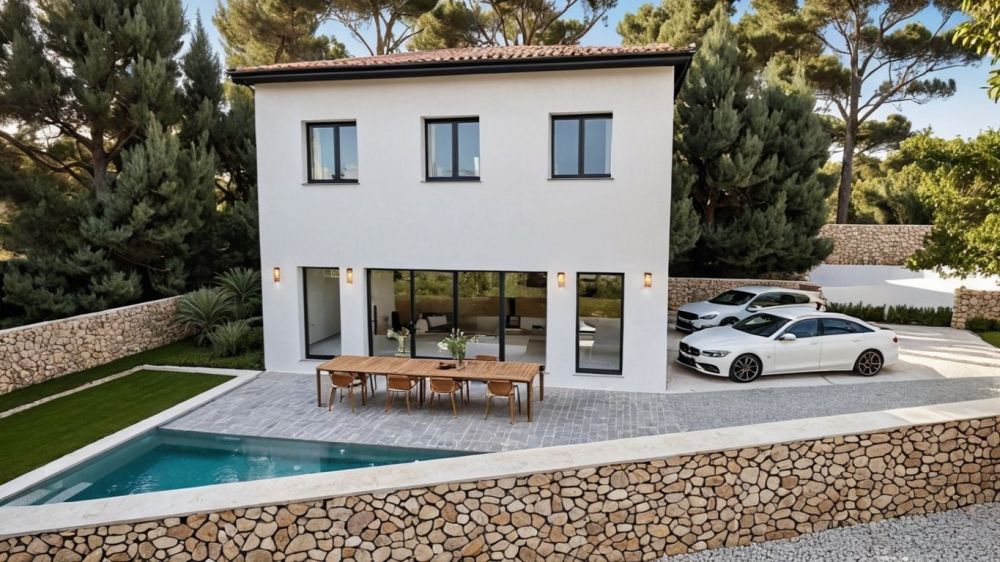 Vente terrain + maison CHATEAUNEUF-LES-MARTIGUES Bouches-du-Rhône