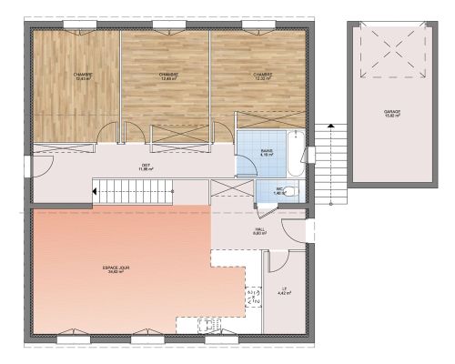 Vente terrain + maison NOYERS-SUR-JABRON Alpes-de-Haute-Provence