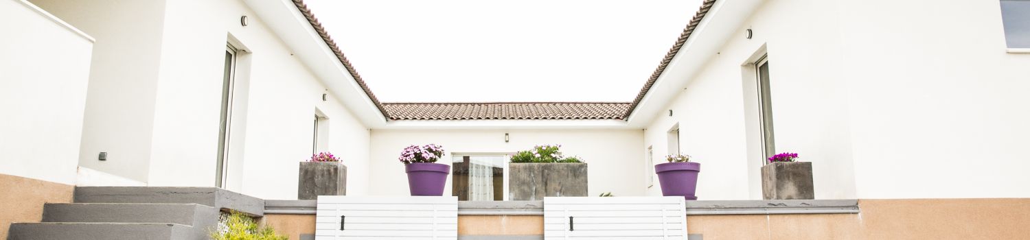 Villa en U avec piscine