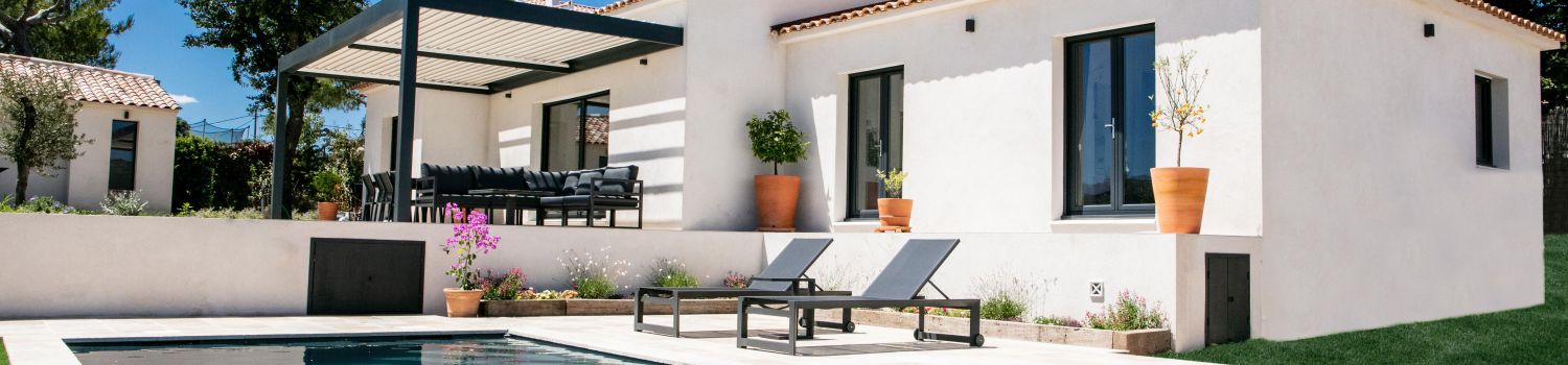 Villa contemporaine avec piscine