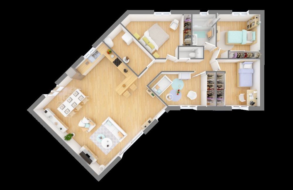 Vente terrain + maison LE BRUSQUET Alpes-de-Haute-Provence