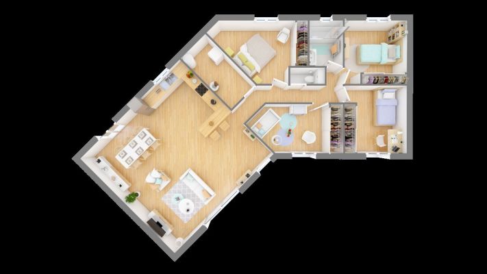 Vente terrain + maison LE BRUSQUET Alpes-de-Haute-Provence