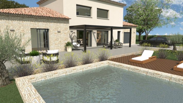 Vente terrain + maison VILLENEUVE Alpes-de-Haute-Provence