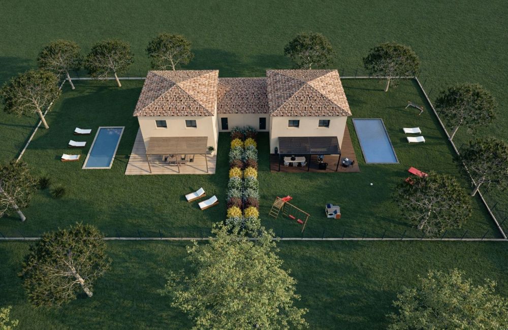 Vente terrain + maison AIX-EN-PROVENCE Bouches-du-Rhône