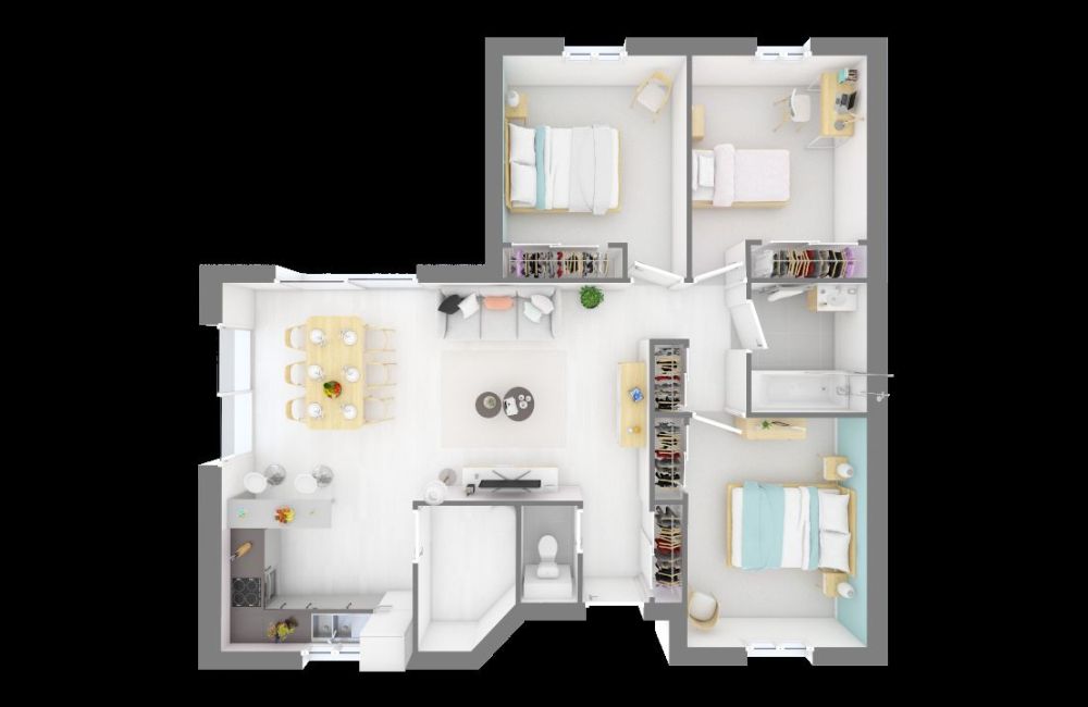 Vente terrain + maison LE BRUSQUET Alpes-de-Haute-Provence