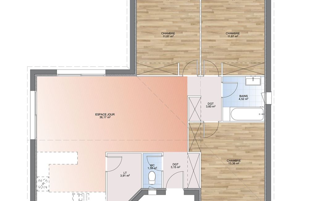 Vente terrain + maison LE BRUSQUET Alpes-de-Haute-Provence