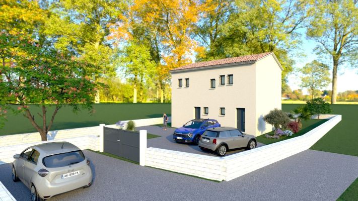 Vente terrain + maison AUBAGNE Bouches-du-Rhône