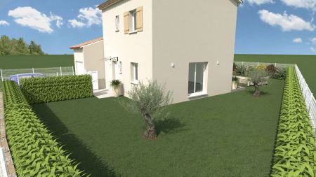 Vente terrain + maison PEYROLLES-EN-PROVENCE Bouches-du-Rhône