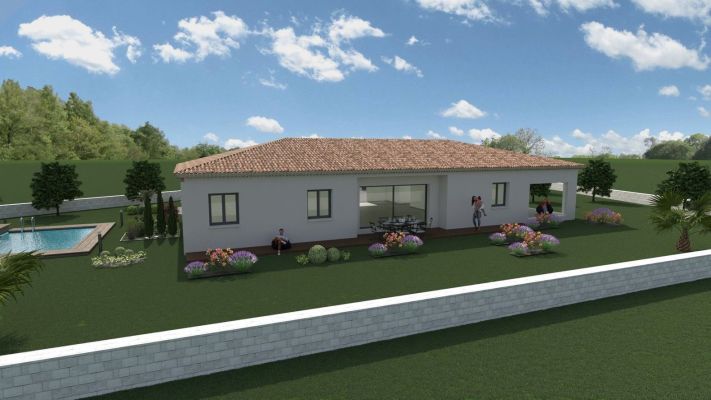Vente terrain + maison PLAN-D'AUPS-SAINTE-BAUME Var