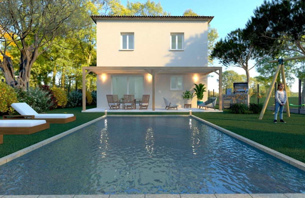 Vente terrain + maison SAINT-CHAMAS Bouches-du-Rhône