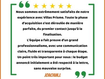 ⭐️ 𝗩𝗢𝗦 𝗔𝗩𝗜𝗦 ⭐️
💚 Un immense MERCI à nos clients !
Aujourd’hui, nous mettons en avant l'agence de Villas Prisme Le Pontet, et nous voulions exprimer notre...