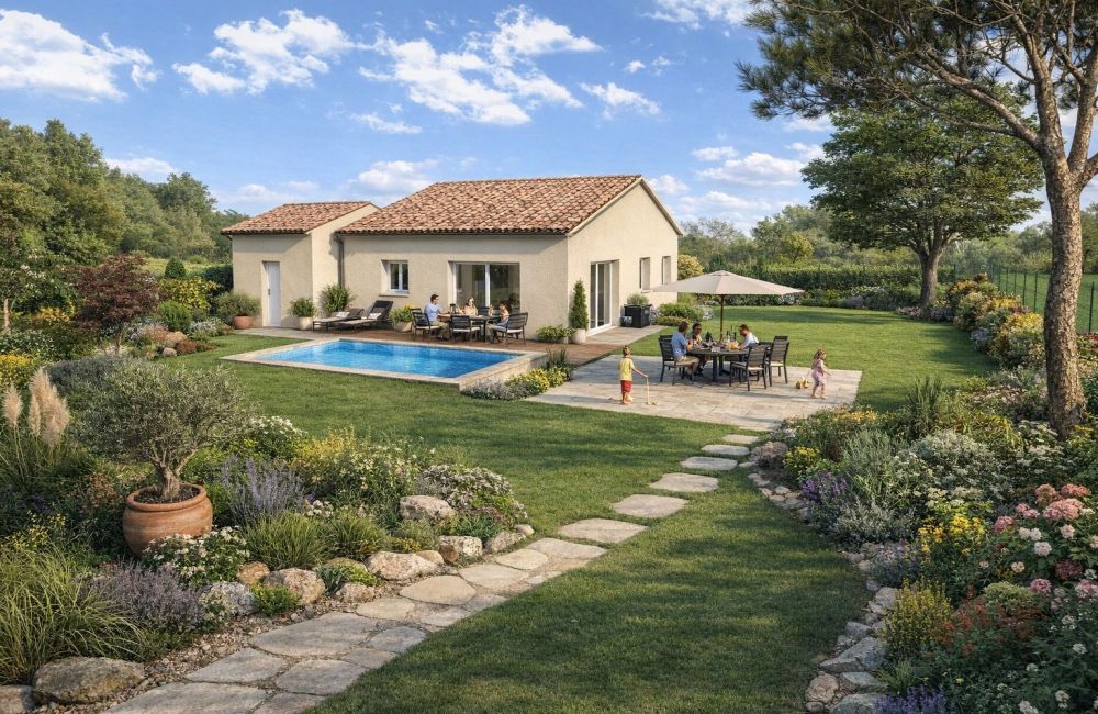 Vente terrain + maison CAMPS-LA-SOURCE Var