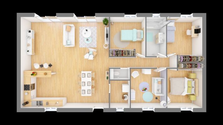 Vente terrain + maison AUBAGNE Bouches-du-Rhône