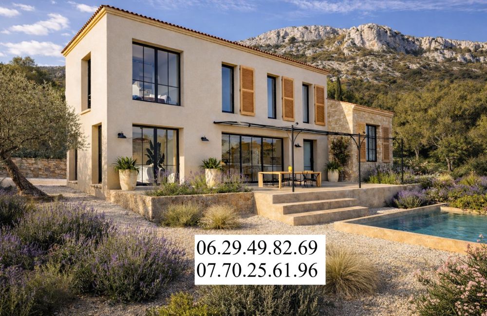 Vente terrain + maison GEMENOS Bouches-du-Rhône