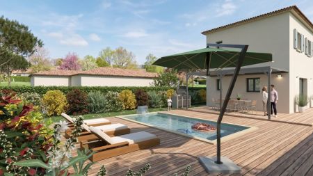 Vente terrain + maison SAINT-VICTORET Bouches-du-Rhône