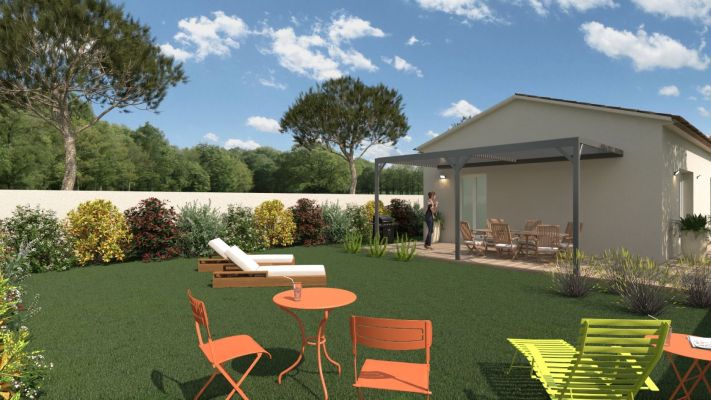 Vente terrain + maison SAINT-VICTORET Bouches-du-Rhône