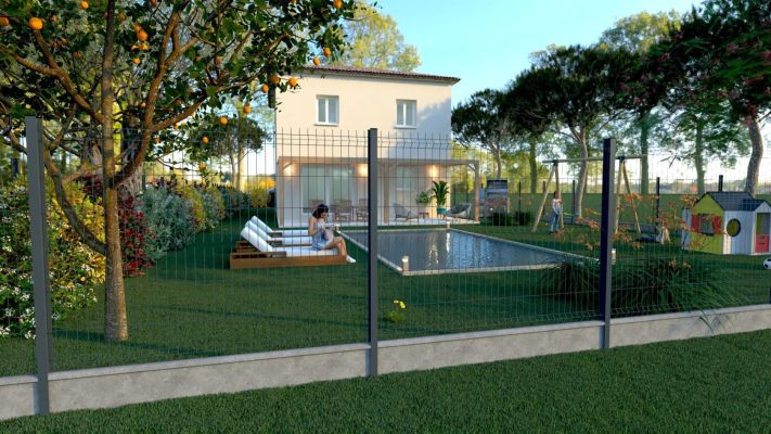 Vente terrain + maison SAINT-CHAMAS Bouches-du-Rhône