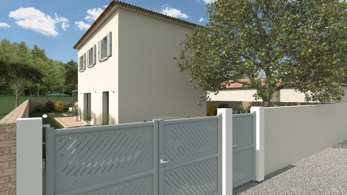 Vente terrain + maison SAINT-VICTORET Bouches-du-Rhône