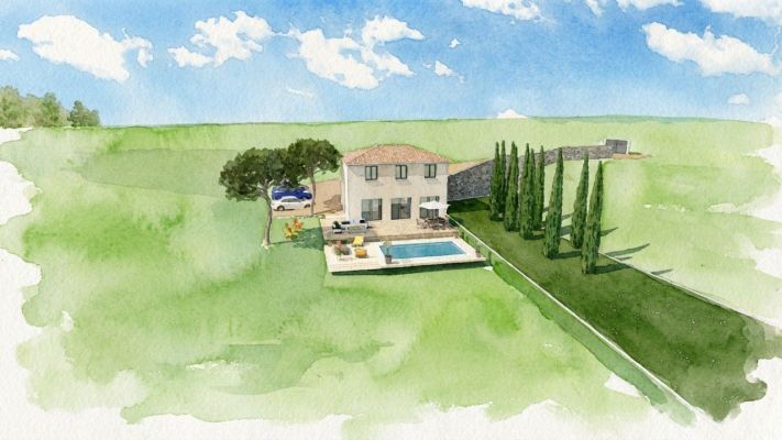 Vente terrain + maison CABRIES Bouches-du-Rhône