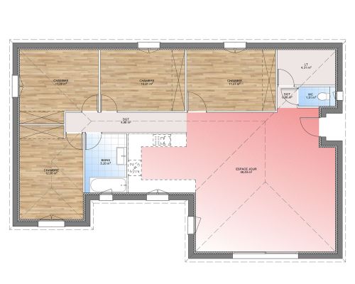 Vente terrain + maison AIX-EN-PROVENCE Bouches-du-Rhône