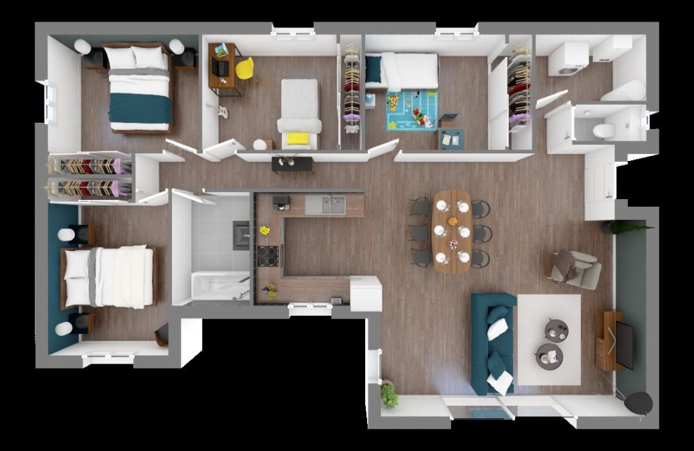 Vente terrain + maison BOUC-BEL-AIR Bouches-du-Rhône