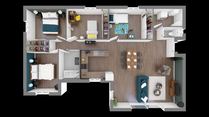 Vente terrain + maison BOUC-BEL-AIR Bouches-du-Rhône