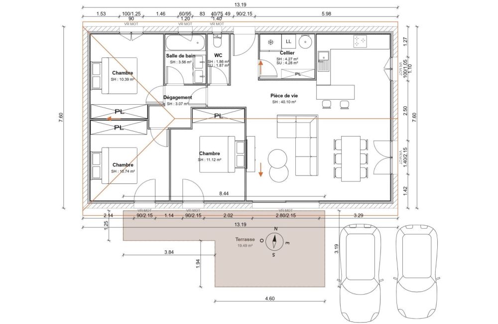 Vente terrain + maison ROGNAC Bouches-du-Rhône