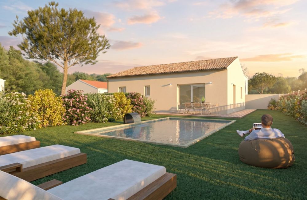 Vente terrain + maison MARIGNANE Bouches-du-Rhône