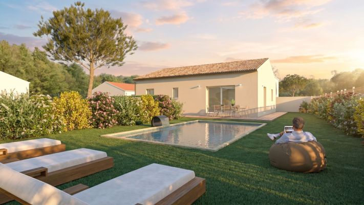 Vente terrain + maison MARIGNANE Bouches-du-Rhône