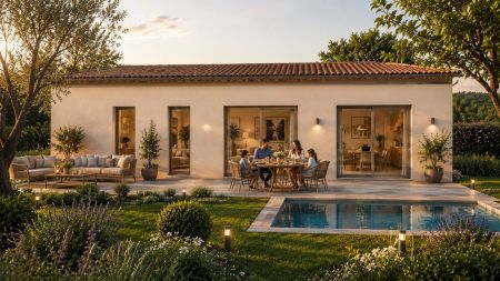 Vente terrain + maison LE CASTELLET Var