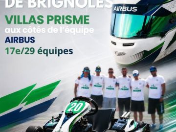 🏁 Villas Prisme aux côtés de Kartcopter aux 24H de Brignoles !

24 heures de course, de chaleur, d'engagement et de passion. 🔥
📅 30 & 31 mai
￼ 29 équipes...