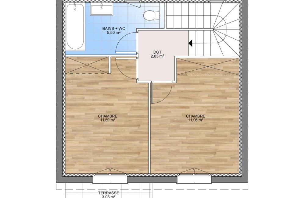 Vente terrain + maison LAZER Hautes-Alpes