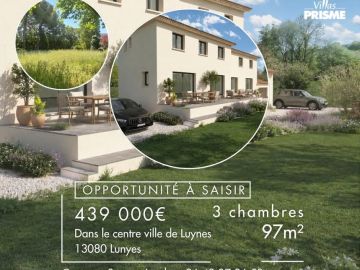 🏡 Une opportunité à saisir dans le centre-ville de Luynes !

Villas Prisme vous propose un nouveau projet idéalement situé à Luynes (13080) : une villa...