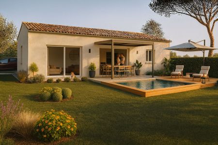 Vente terrain + maison MANOSQUE Alpes-de-Haute-Provence