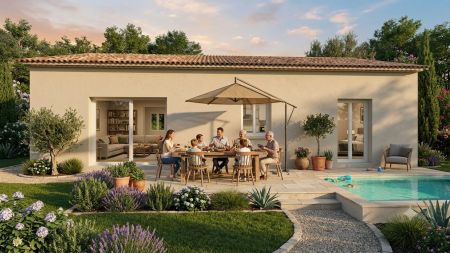Vente terrain + maison VIDAUBAN Var