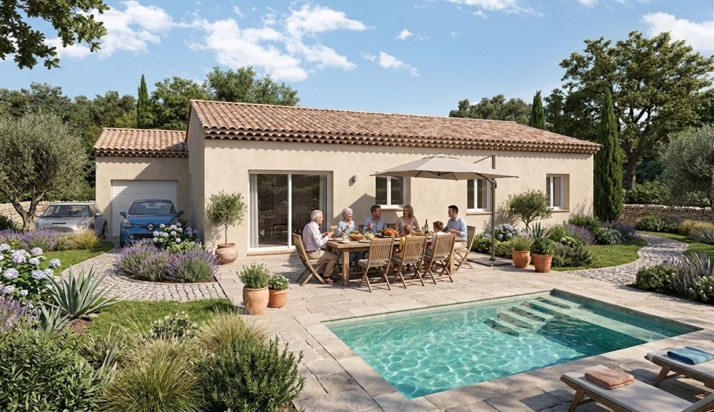 Vente terrain + maison SAINT-ANTONIN-DU-VAR Var