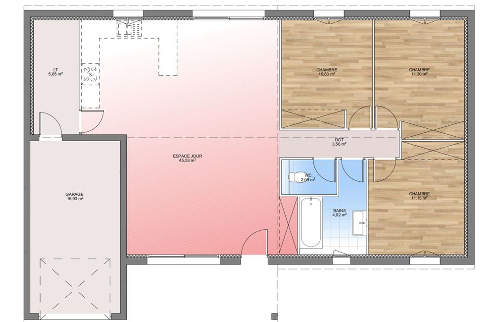 Vente terrain + maison LA BRILLANNE Alpes-de-Haute-Provence