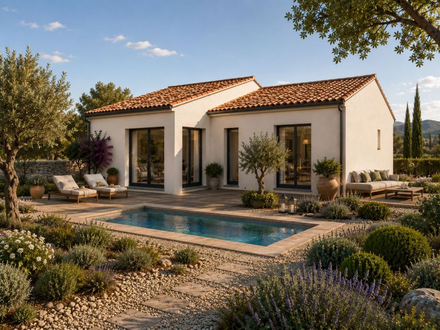 Vente terrain + maison APT Vaucluse