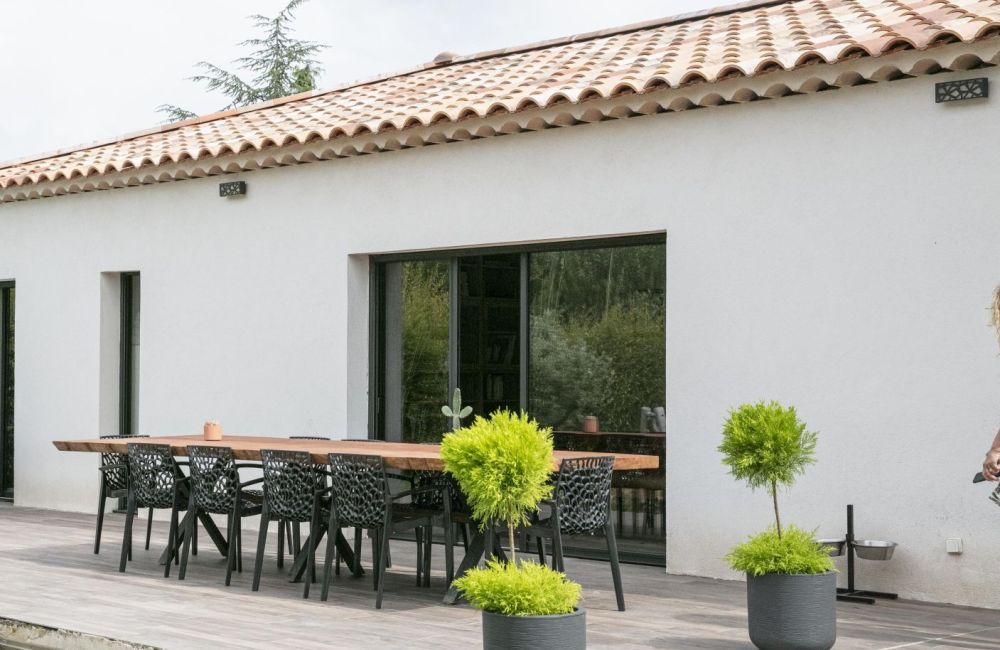 Vente terrain + maison JONQUIERES Vaucluse