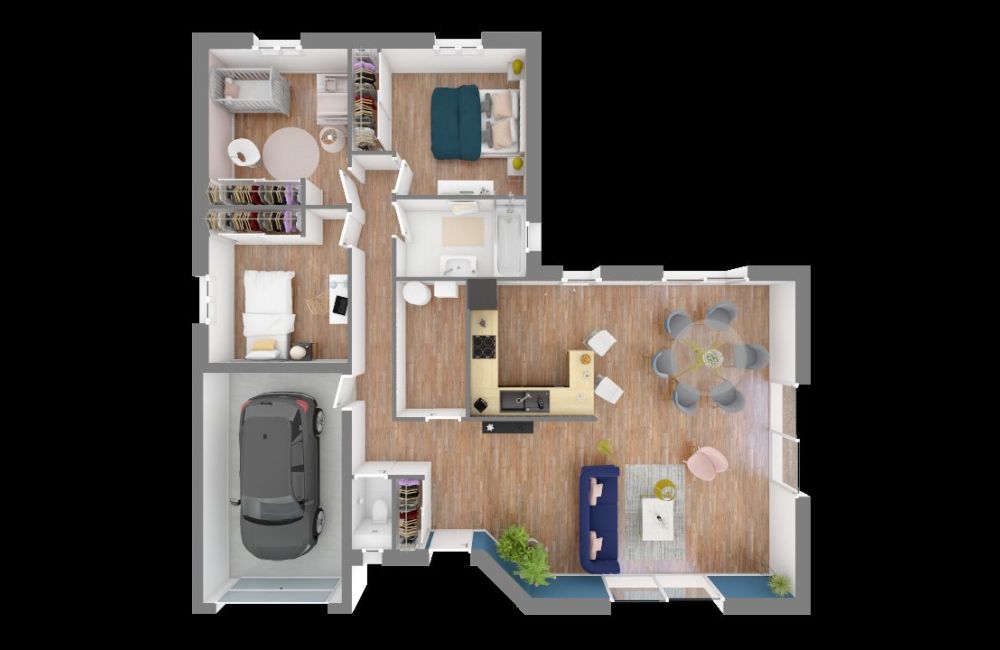 Vente terrain + maison APT Vaucluse