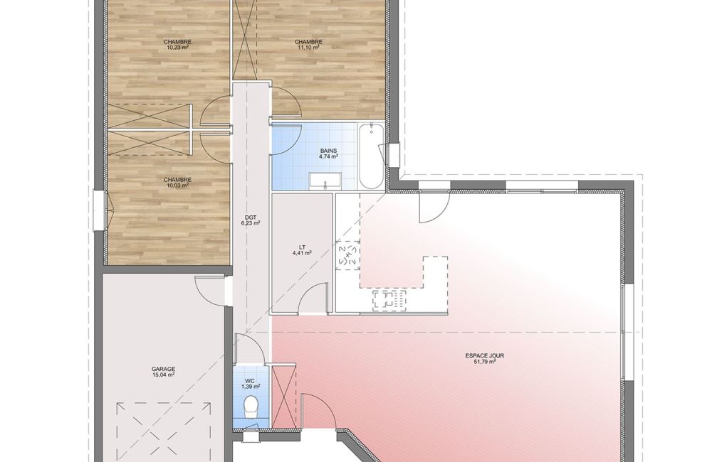 Vente terrain + maison APT Vaucluse