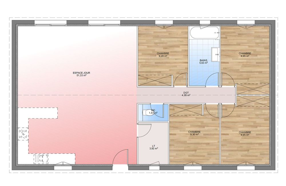 Vente terrain + maison AUBAGNE Bouches-du-Rhône